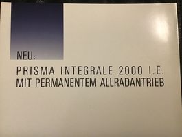 Lancia Prisma Integrale 2000 i.e. Allrad