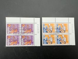 CH  1992 Viererblock 821-822  Erstag Serie (5801)