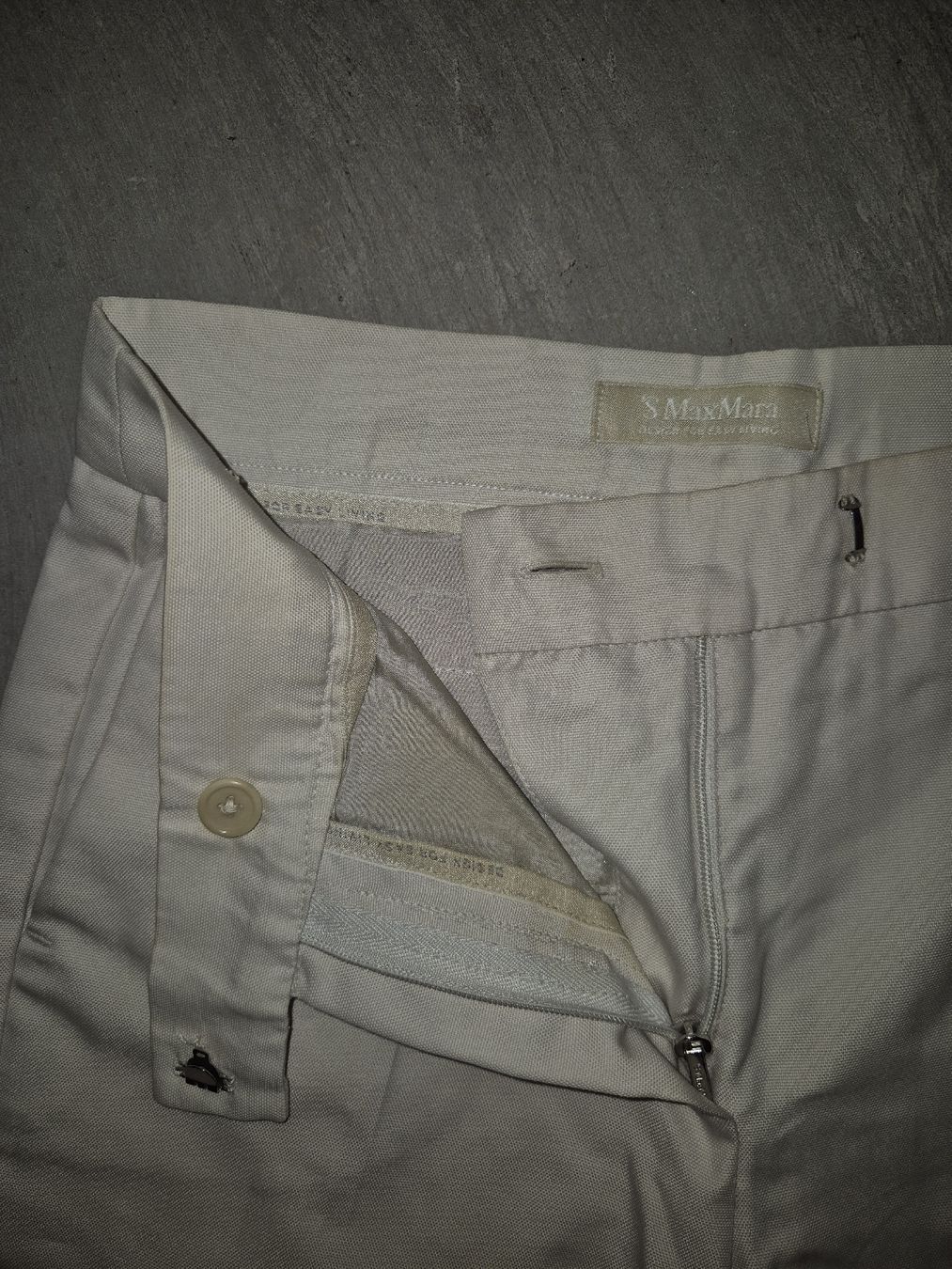 Max Mara Pantaloni: Pantalon Max Mara beige  – Usato da Puplinge venduto da melodiieee 4