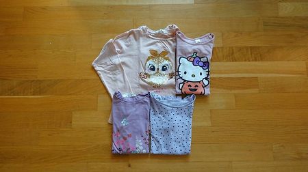 4er pack Langarmshirt H&M G134-140