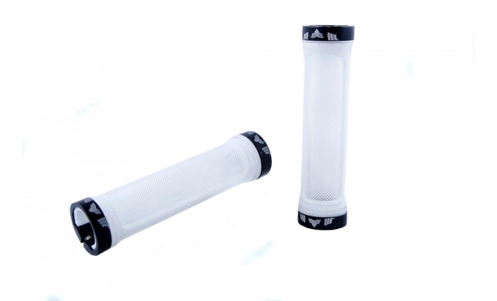 Pezzi di ricambio: MTB Lenkergriffe WEISS transparent – Nuovo e nell'imballaggio originale da Zwillikon venduto da RasantShop