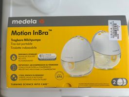 Medela Doppelmilchpumpe Motion in Bra NEU