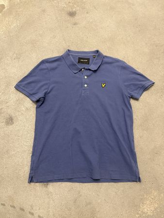 Polo Lyle & Scott bleu taille L bon état