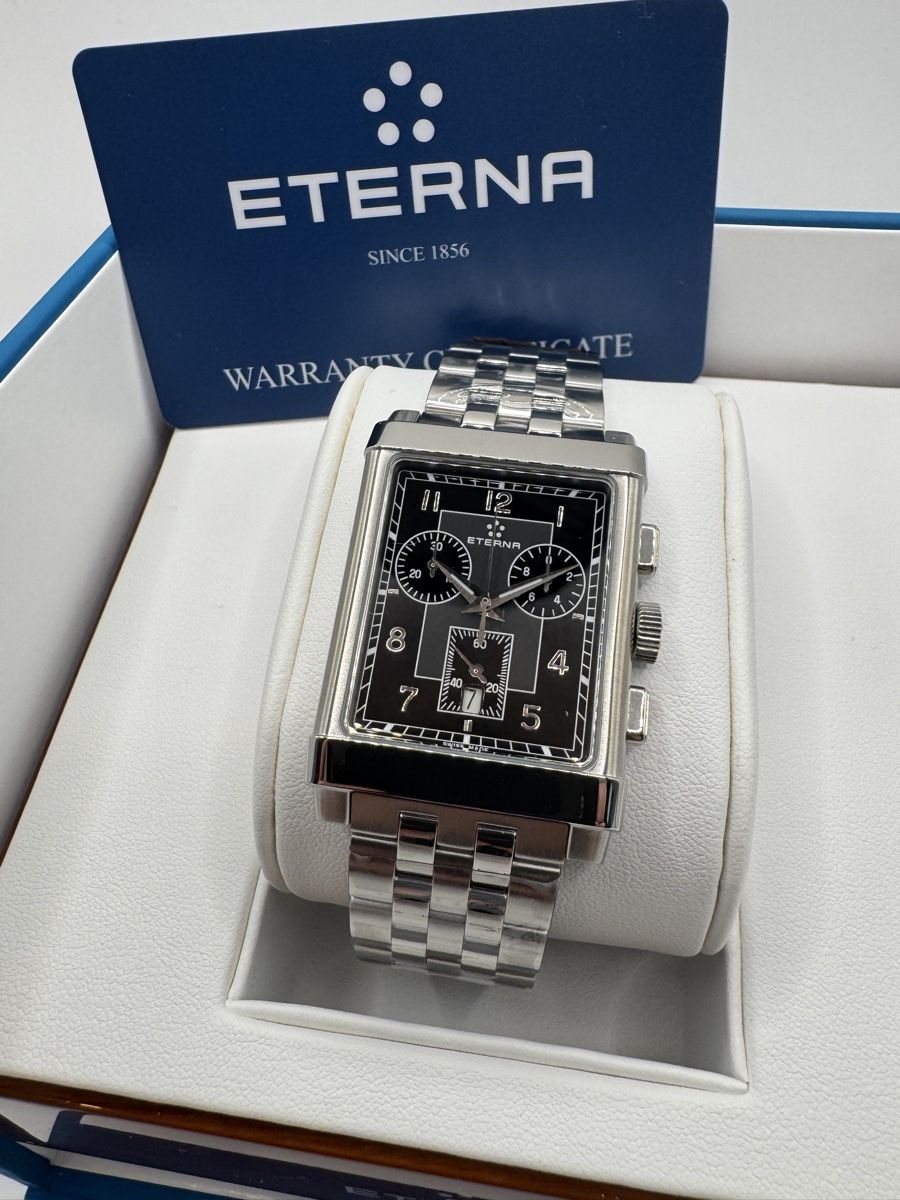 Eterna Uhren: Eterna - 1935 Les Historiques Chronograph LIKE NEW – Gebraucht aus Mezzovico von Chronocorner