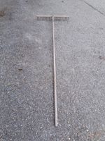 Antiker Rechen rustikaler Holz/Metall Rechen Ideal für Deko