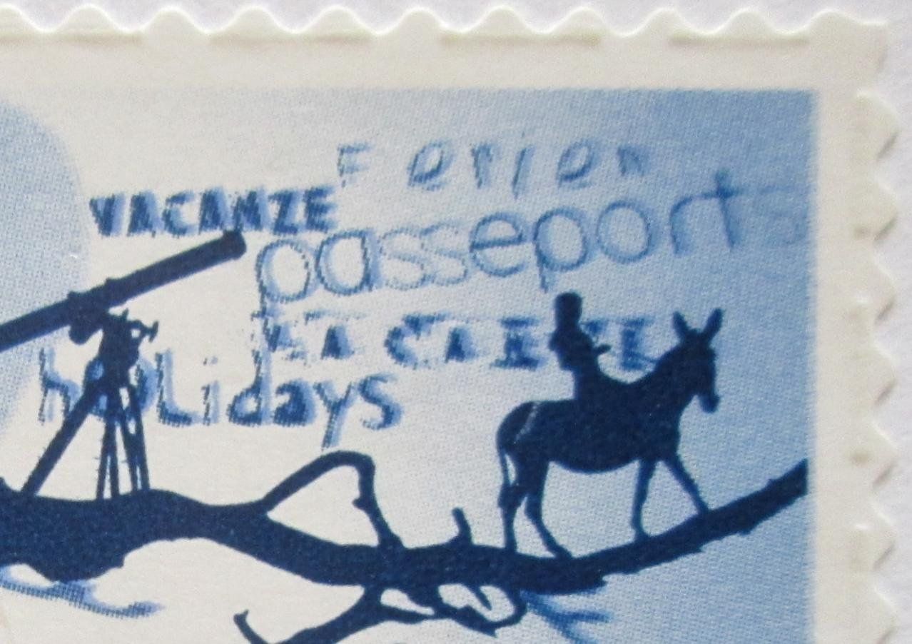 Alle Briefmarken: Farbverschiebung/doppelte Schrift, PJ394B, einz. bek. Ex.TOP – Gebraucht aus Rapperswil SG von designandmore 3