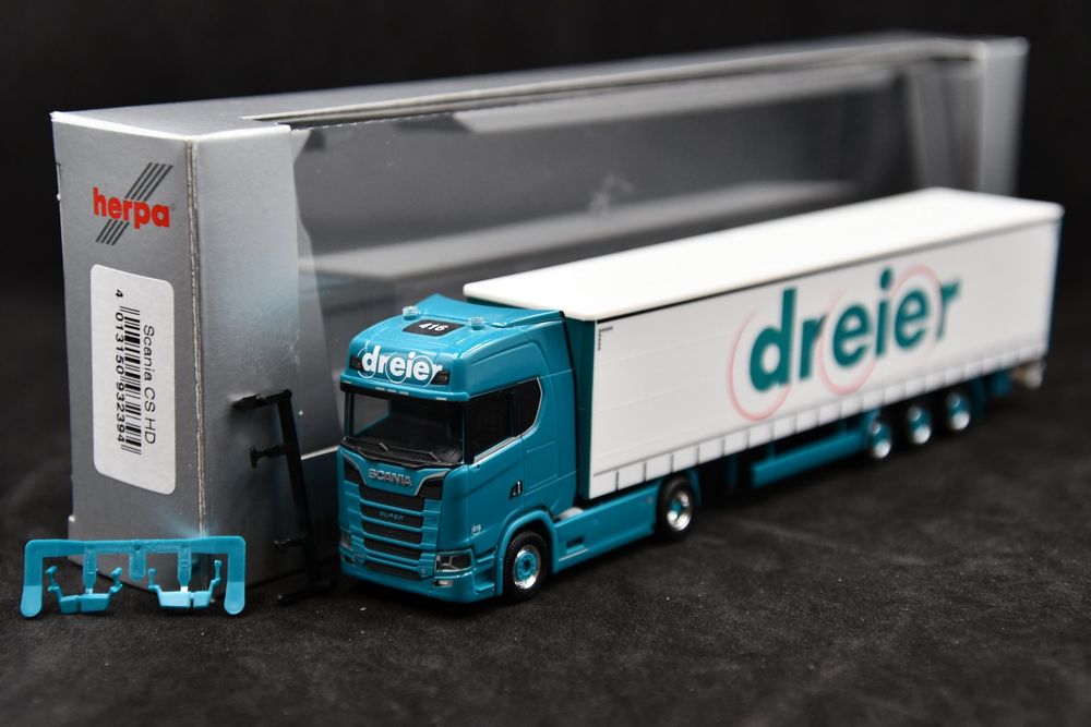 Herpa Camion Miniature Scania CS 20 HD Citerne Talke – Échelle 1:87 – Plastique – Made In Germany – Collection