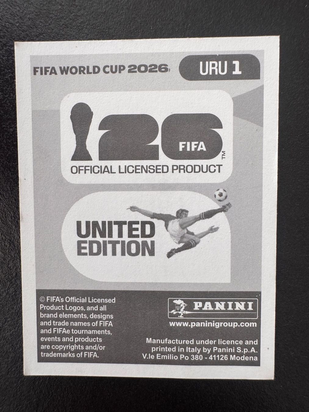 Panini Sammelbilder & Trading cards: URU 1 Panini FIFA World Cup 2026 – Neu und originalverpackt aus Zollikon von Krenapf 1