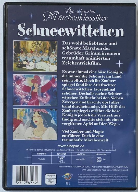 Tutti i DVDs: Schneewittchen – Usato da Flums venduto da Asquillo 1