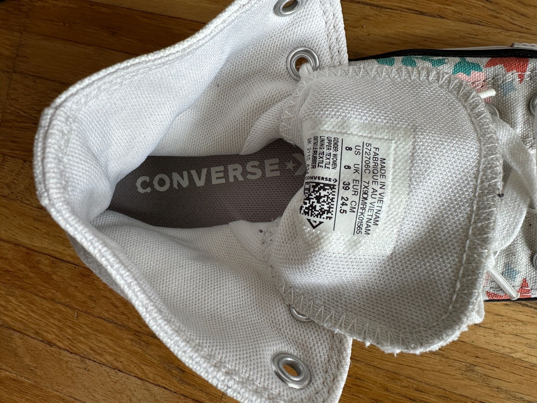 Converse Scarpe da donna: Converse Gr 39 Blumenmuster – Usato da Zürich venduto da poliveira 6