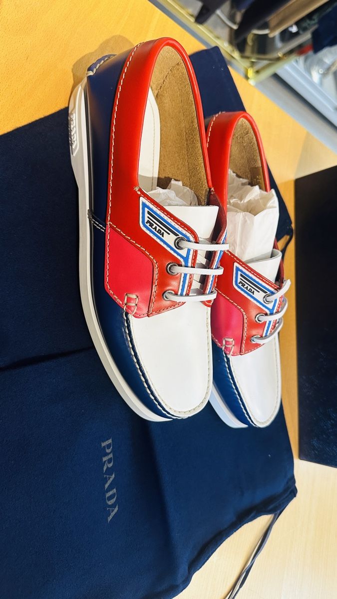 Prada Scarpe da uomo: Prada Herren Schuhe NP 640.- – Nuovo e nell'imballaggio originale da Lachen SZ venduto da HelvetiaLuxury 1