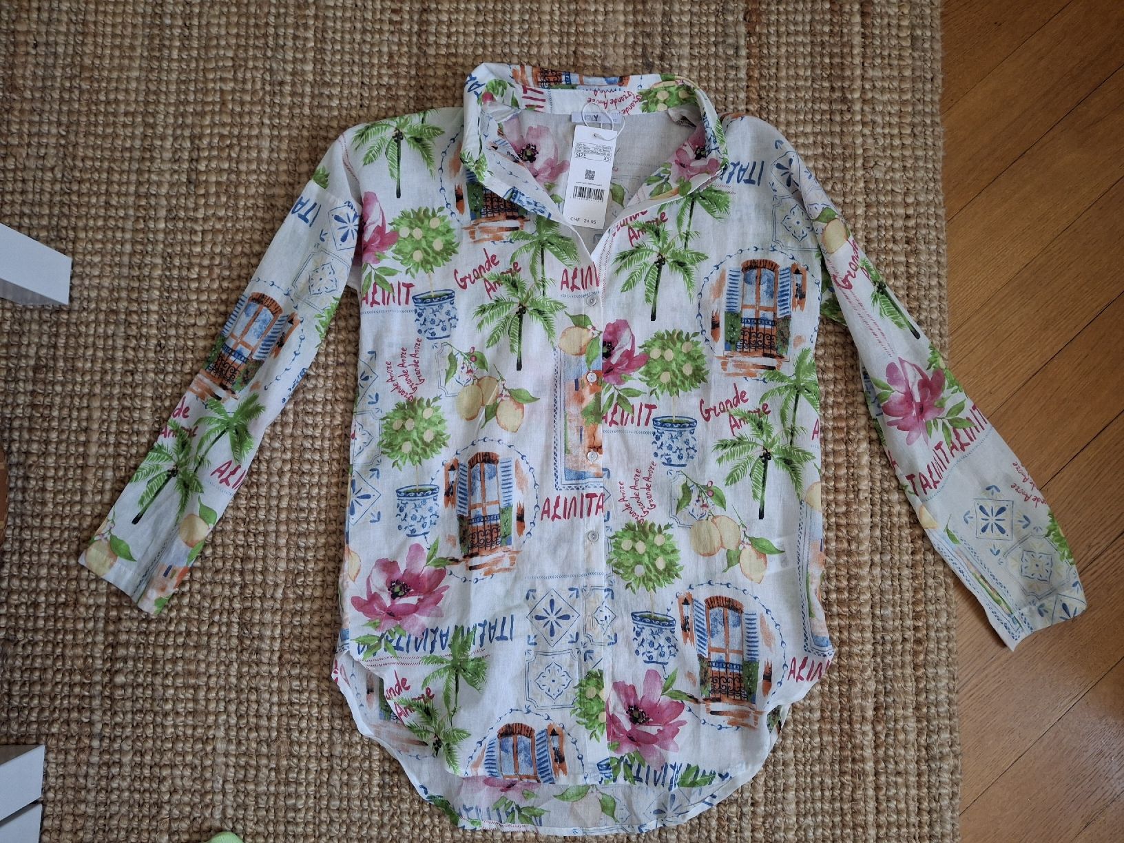Kleiderpakete: Ensemble chemise short M 100% coton positano – Neu und originalverpackt aus Lausanne von Cognitia 2
