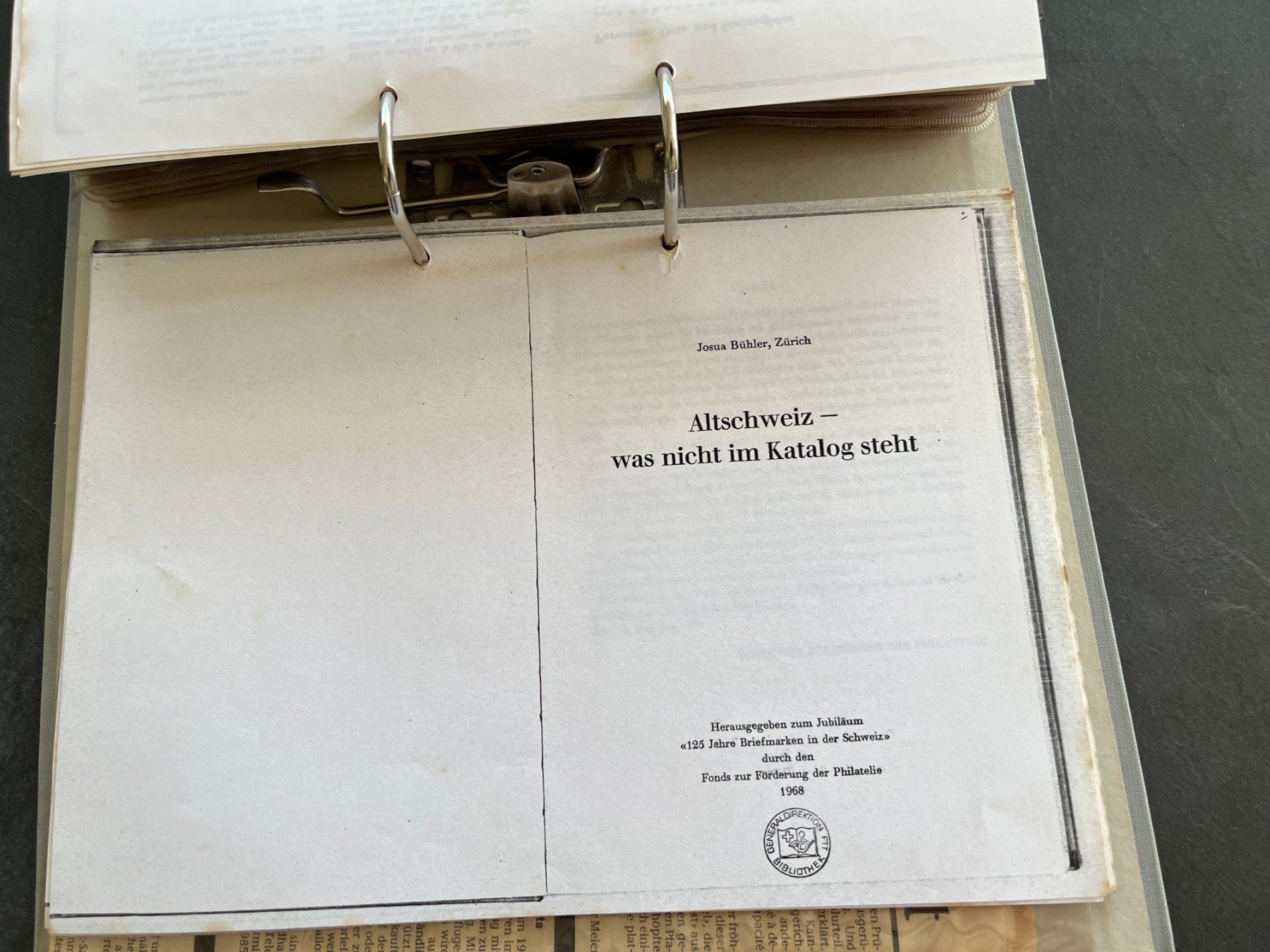Alle Briefmarken: Sammlung Schweizer Briefmarken- ALT-CH Literatur – Gebraucht aus Mumpf von dadaboygugulini 9