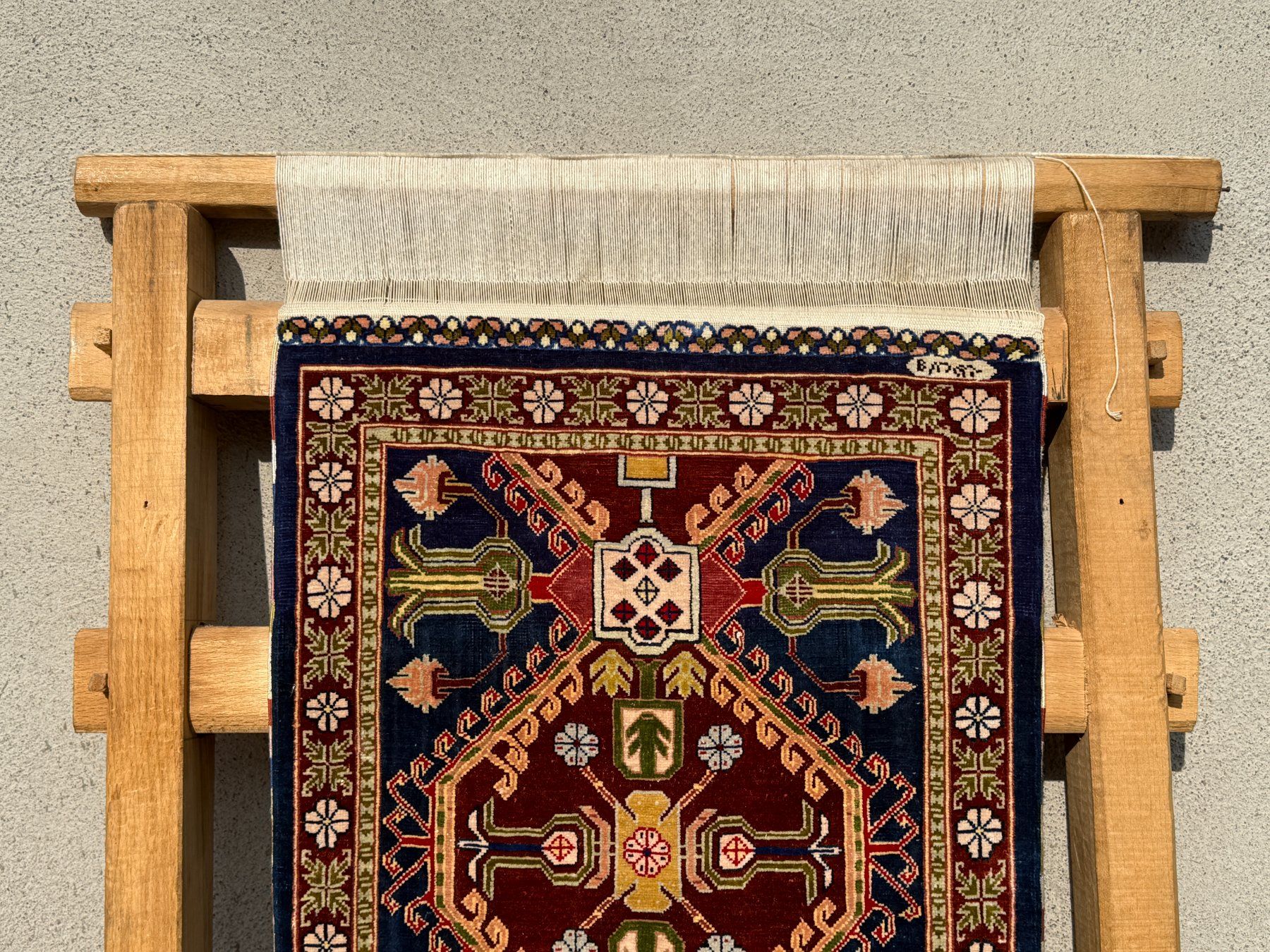 Tappeti: Hereké Seide mit Originalwebstuhl 47x34cm - Webstuhl 74x53cm – Usato da Vacallo venduto da cri_229f 2