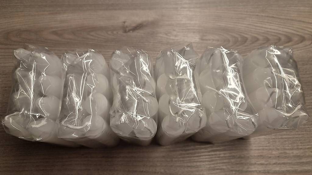 Candele: 48 Stumpenkerzen – Nuovo e nell'imballaggio originale da Dottikon venduto da happyvibes 1