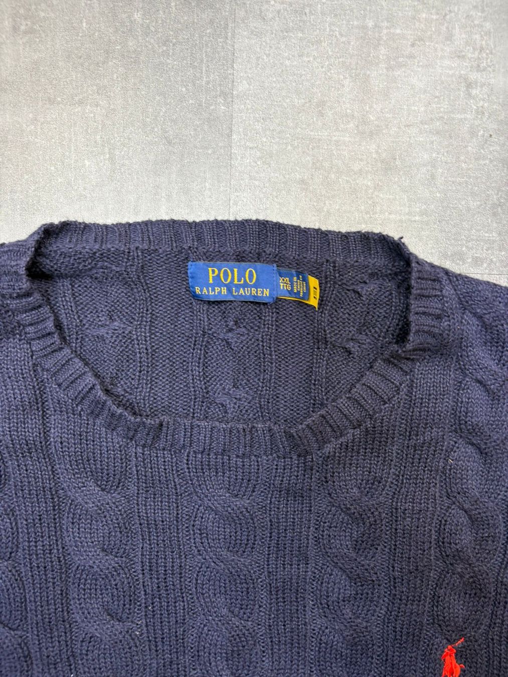 Ralph Lauren Maglioni & Felpe: Ralph Lauren Cable Knit Sweater - Grösse 2XL – Nuovo (secondo la descrizione) da Werdenberg venduto da hase.vintage 2
