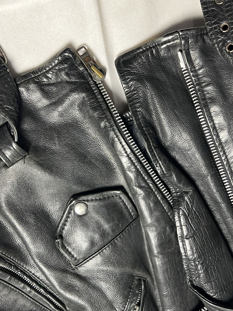 Jacken: Lederjacke schwarz Grösse M gebraucht – Gebraucht aus Orpund von mar_68sp 4