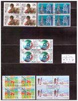 CH 1989: kompl. Satz Werbemarken l, 4er-Blocks,