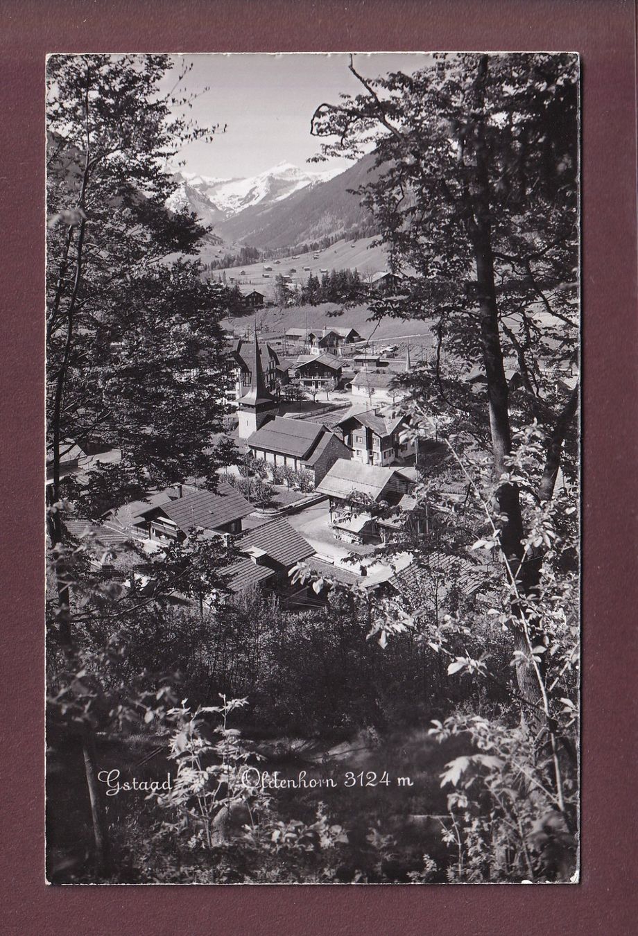 Ansichtskarten: GSTAAD - Oldenhorn – Gebraucht aus Pully von nicecards
