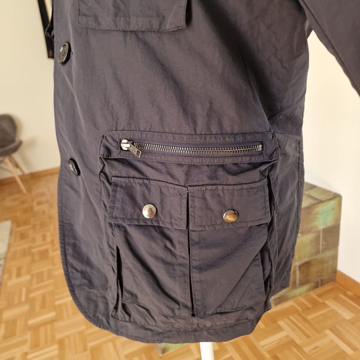 Woolrich Mäntel: Woolrich Übergangsjacke Herren Gr. M, Navyblau – Gebraucht aus St. Gallen von mania03 2