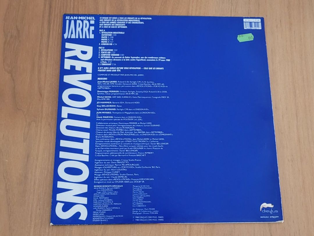 Schallplatten: LP  Jean-Michel Jarre – Gebraucht aus Martigny von MZ-67 1