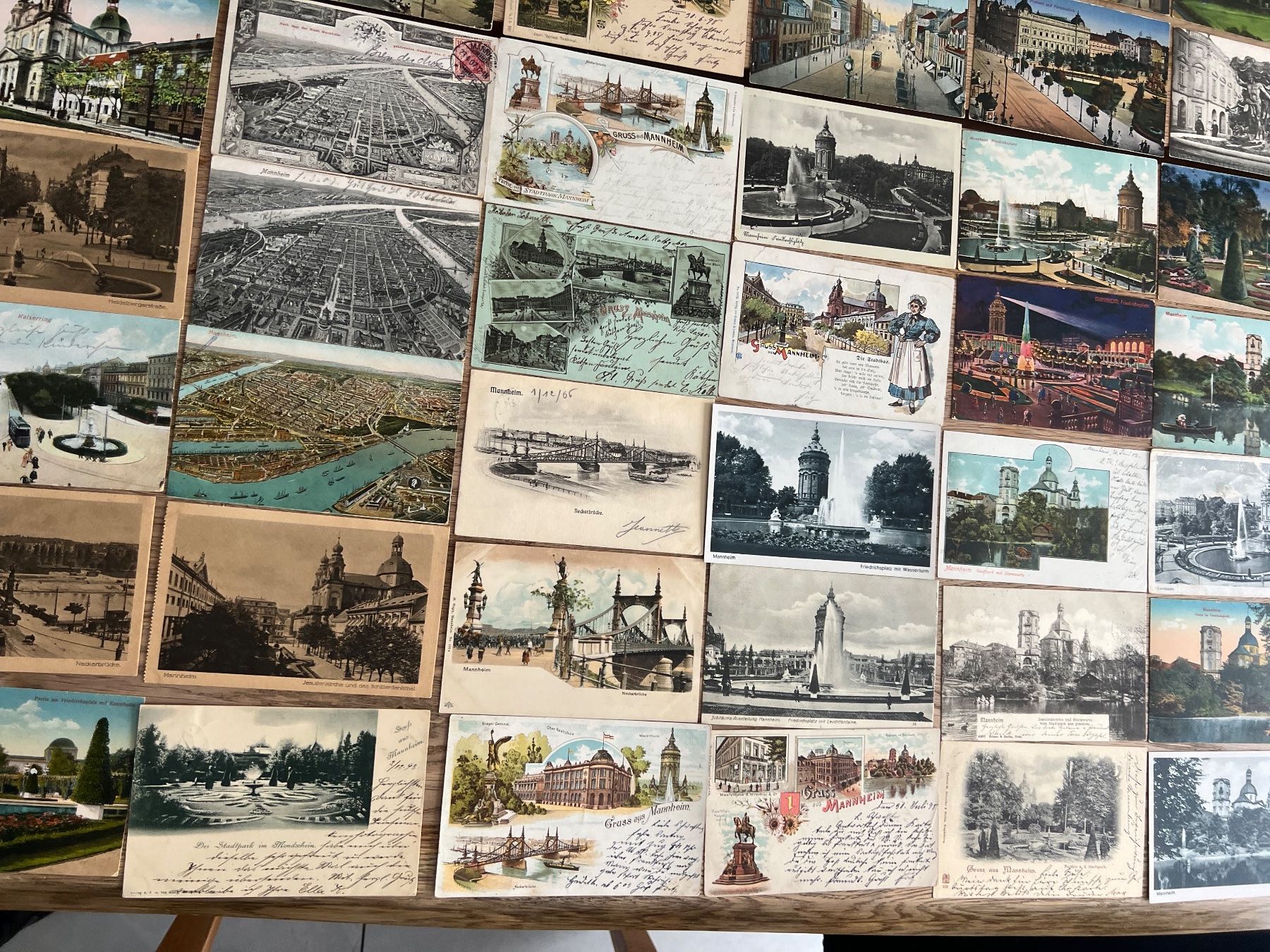 Cartoline postali: Sammlung Ansichtskarten Deutsches Reich - Mannheim – Usato da Hermetschwil-Staffeln venduto da militaria-schweiz 3