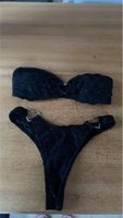 Bikini schwarz mit Ringdetail Grösse S