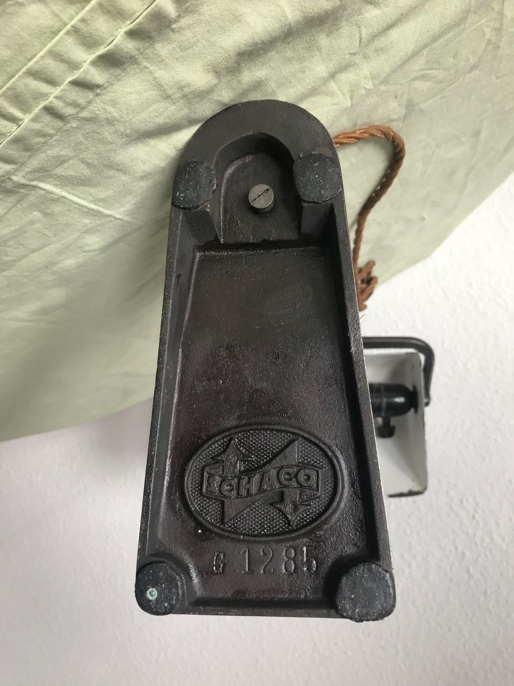 Lampen: SCHACO EMAILLE  BANKERLAMPE UM 1930 – Gebraucht aus Zürich von otomado 3