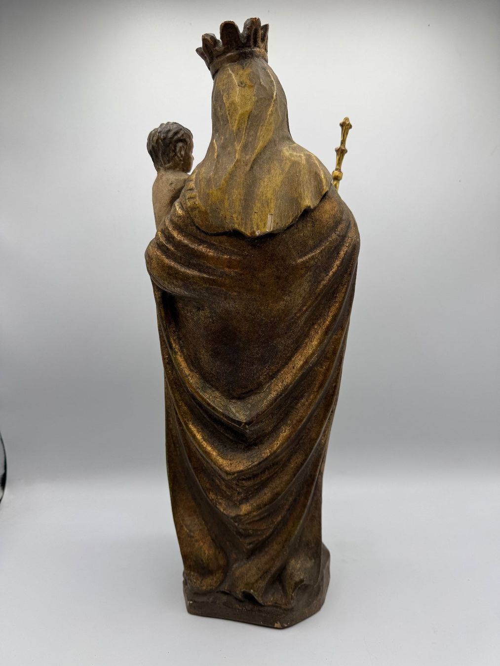 Figuren: Madonna mit Kind, Holzfigur, antike – Gebraucht aus Sachseln von BONATI01 5