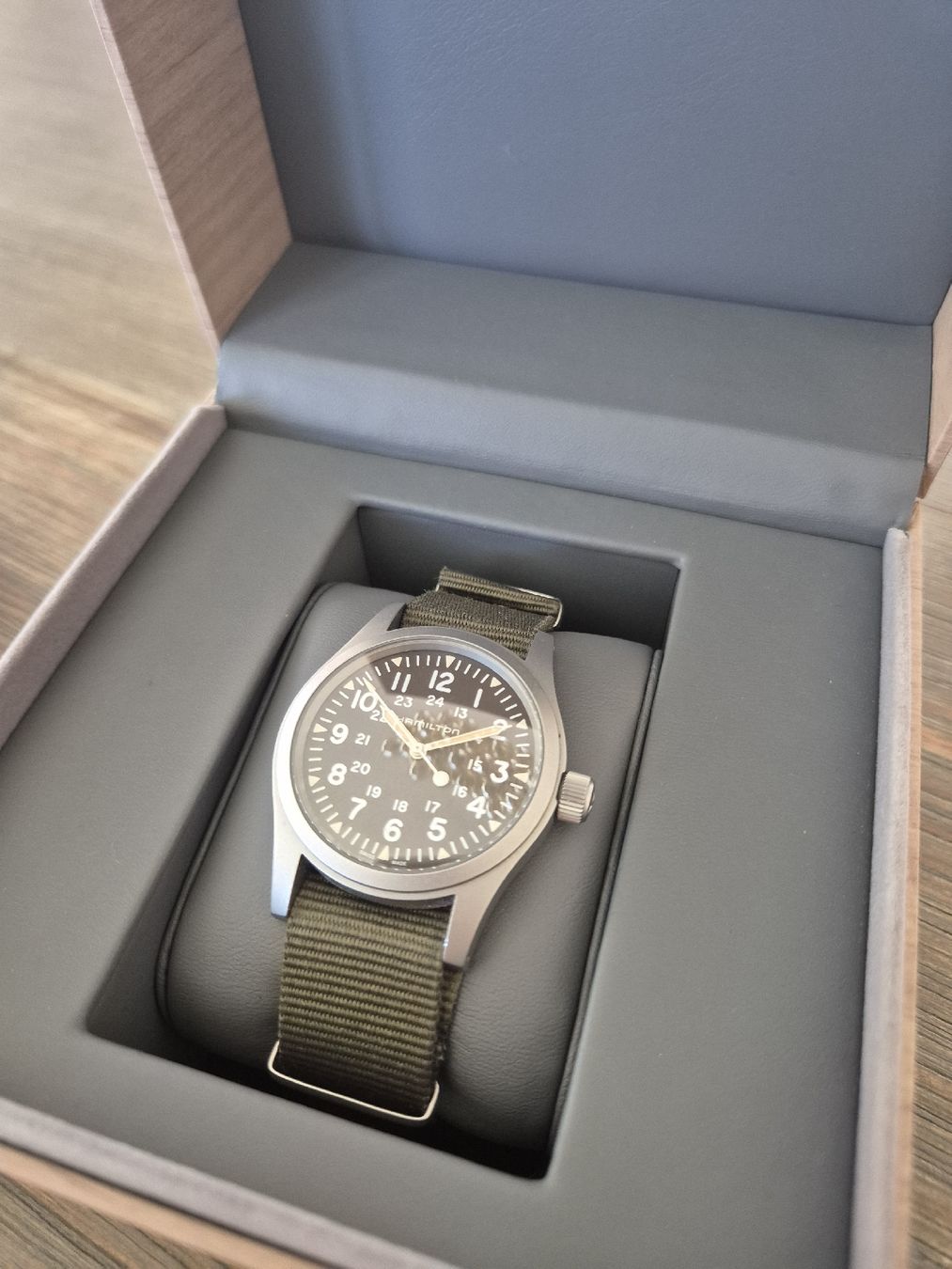 Hamilton Orologi: Hamilton Khaki Field Mechanical 38mm – Usato da Chêne-Bougeries venduto da LeTudor 7