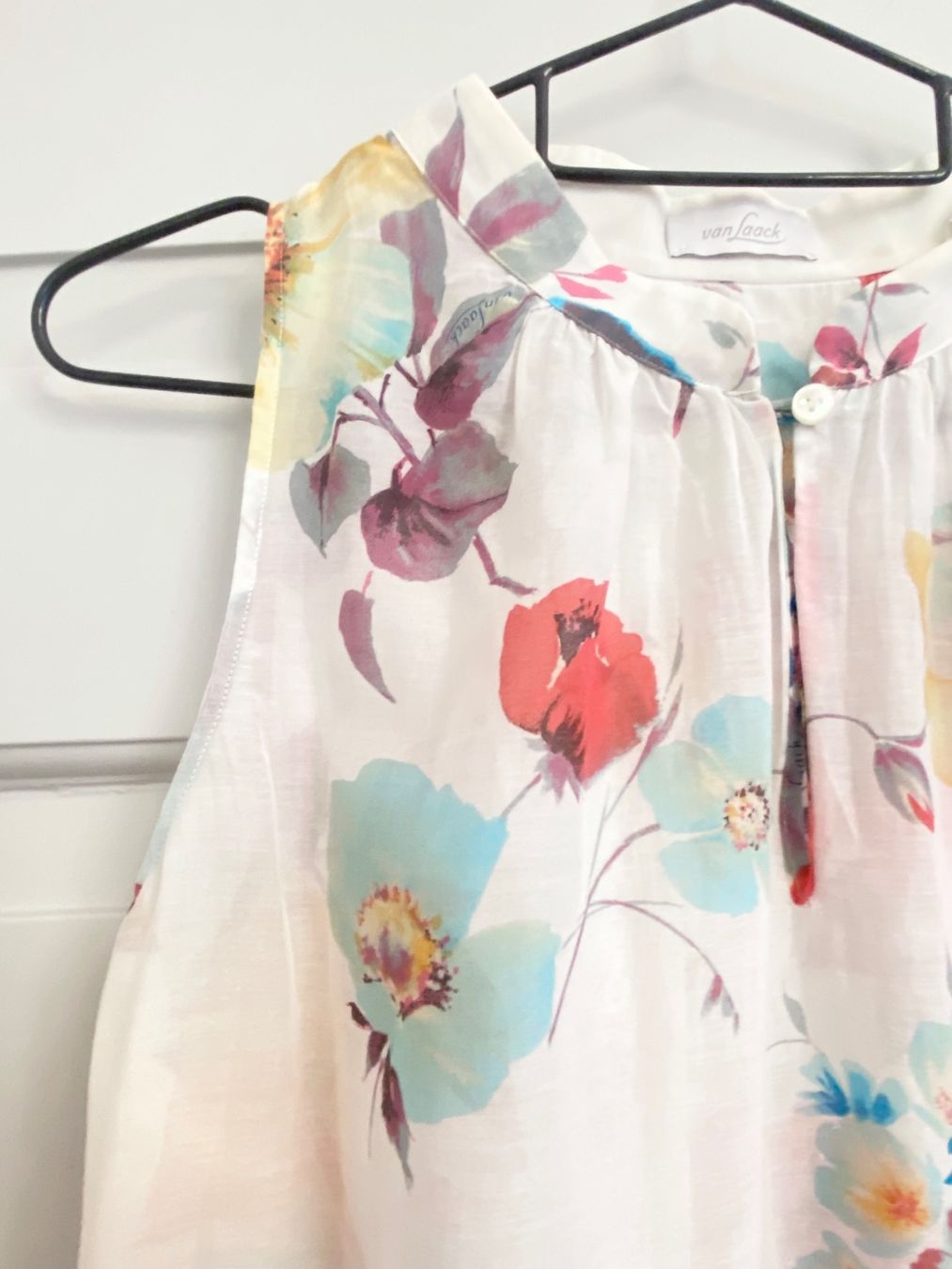 Top: Van Laak, Top, Gr. 38/40, Cotton/Silk – Usato da Zürich venduto da Pokimoki_1 2