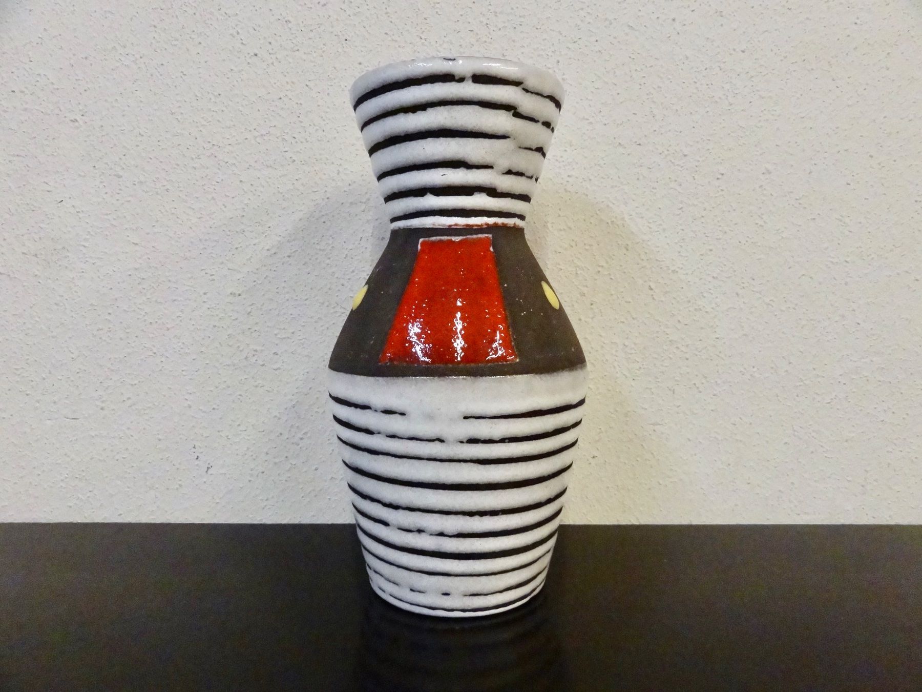 Vasi & Recipienti: Vintage Vase W-Germany Fat Lava – Nuovo e nell'imballaggio originale da Kerzers venduto da zimmergruen 1