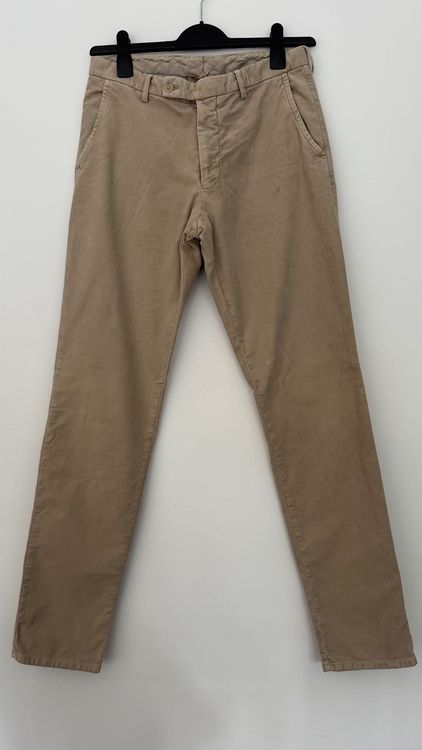 Pantalon Homme Beige Taille 56 En 100% Polyester - Occasion Très Bon état, Style Ville