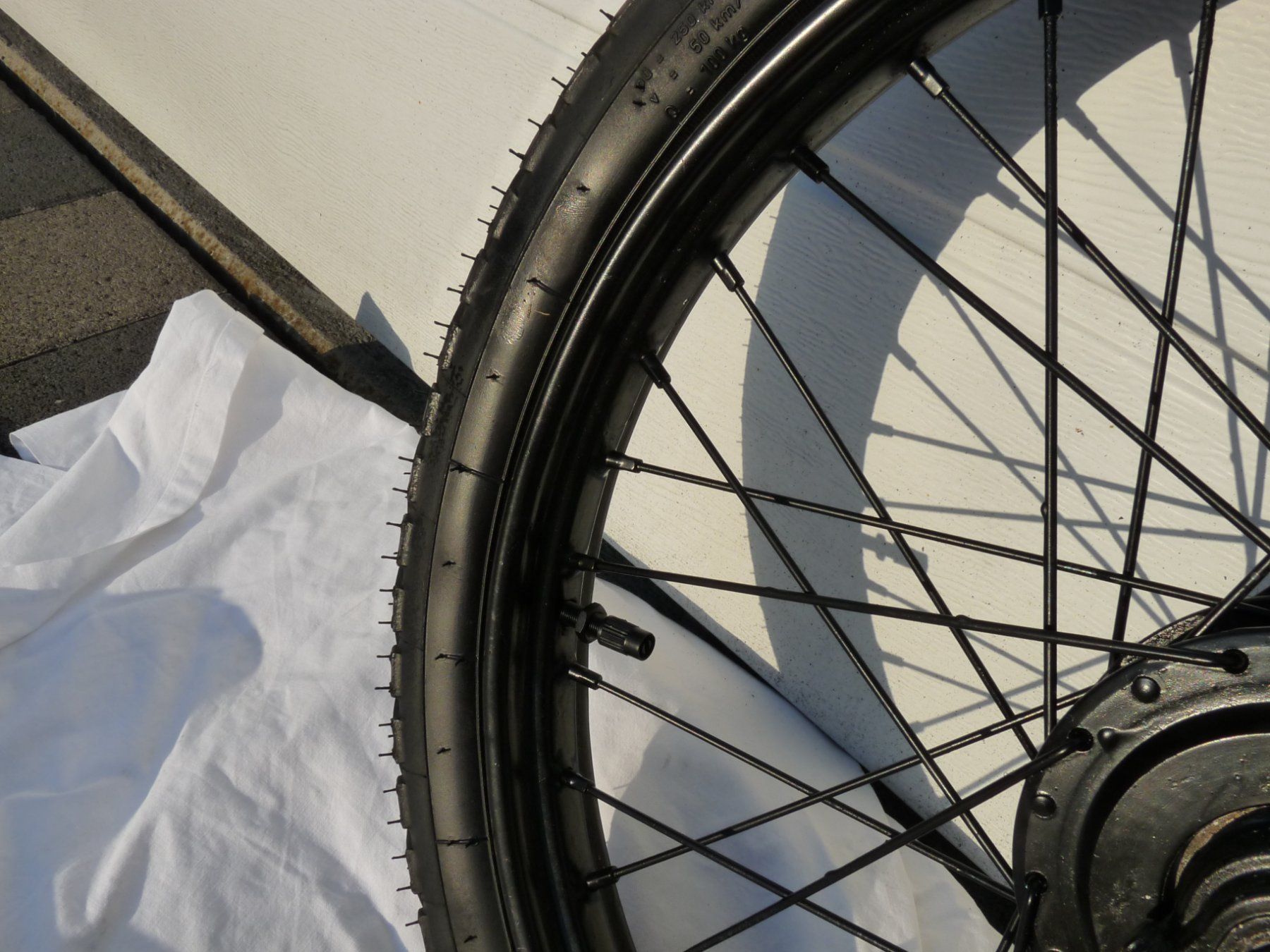 Puch Mofa-Ersatzteile: Puch Maxi Speichenrad vorne – Gebraucht aus Oberdorf BL von Chrigi7073 3