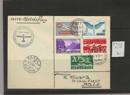 Enveloppe poste aérienne Basel 1939 avec F4-F9-F17-F22