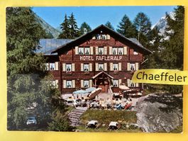 Zufahrt bis zum Hotel Fafleralp