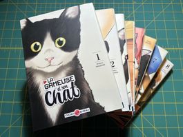 Manga La gameuse et son chat, série complète, tomes 1 à 8