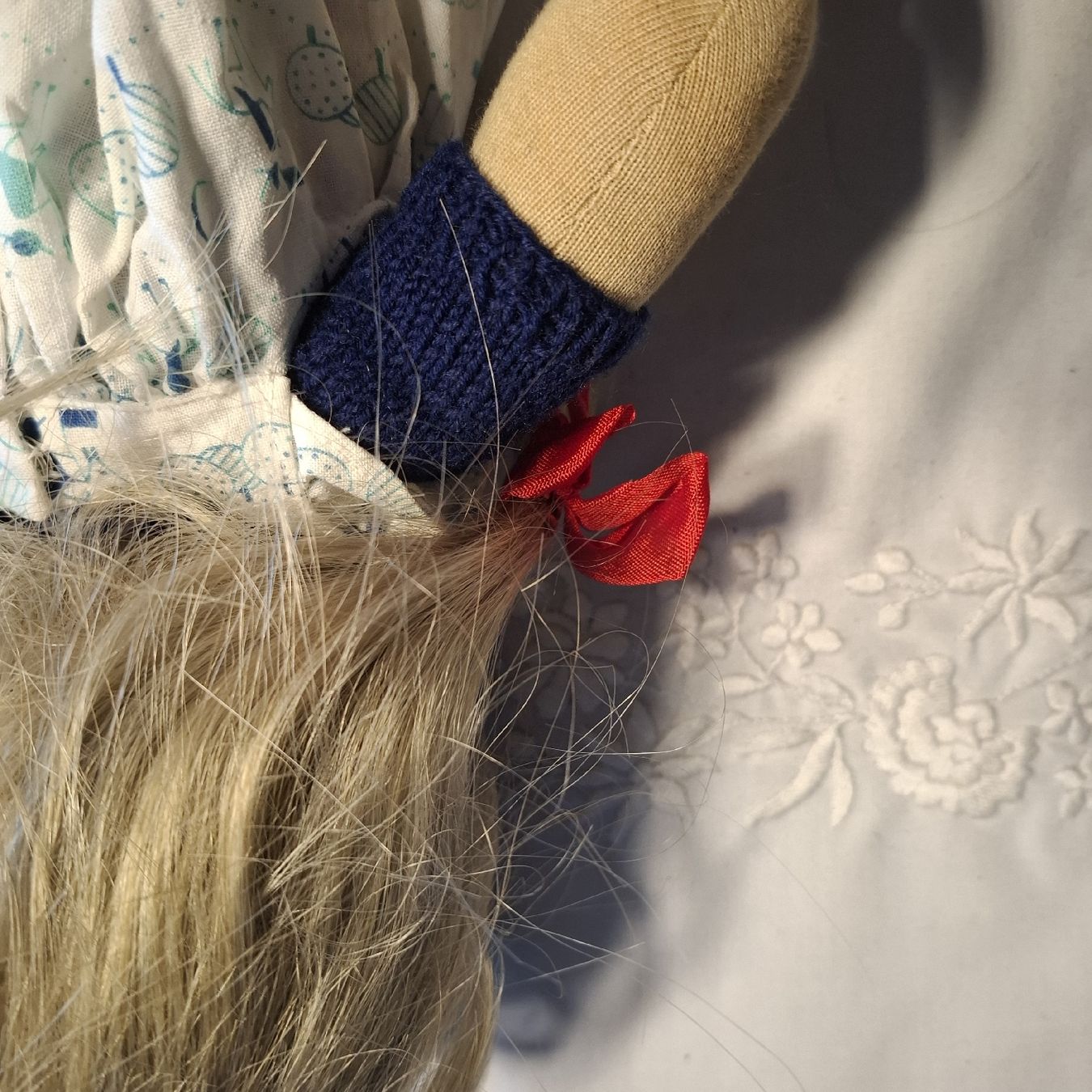 Puppen: Alte Puppe Komplett überzogen mit Stoff – Gebraucht aus Nürensdorf von DANG3REUX 8