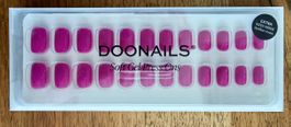 DOONAILS Soft Gel Press Ons – Dragon Fruit – Extra Short Squ