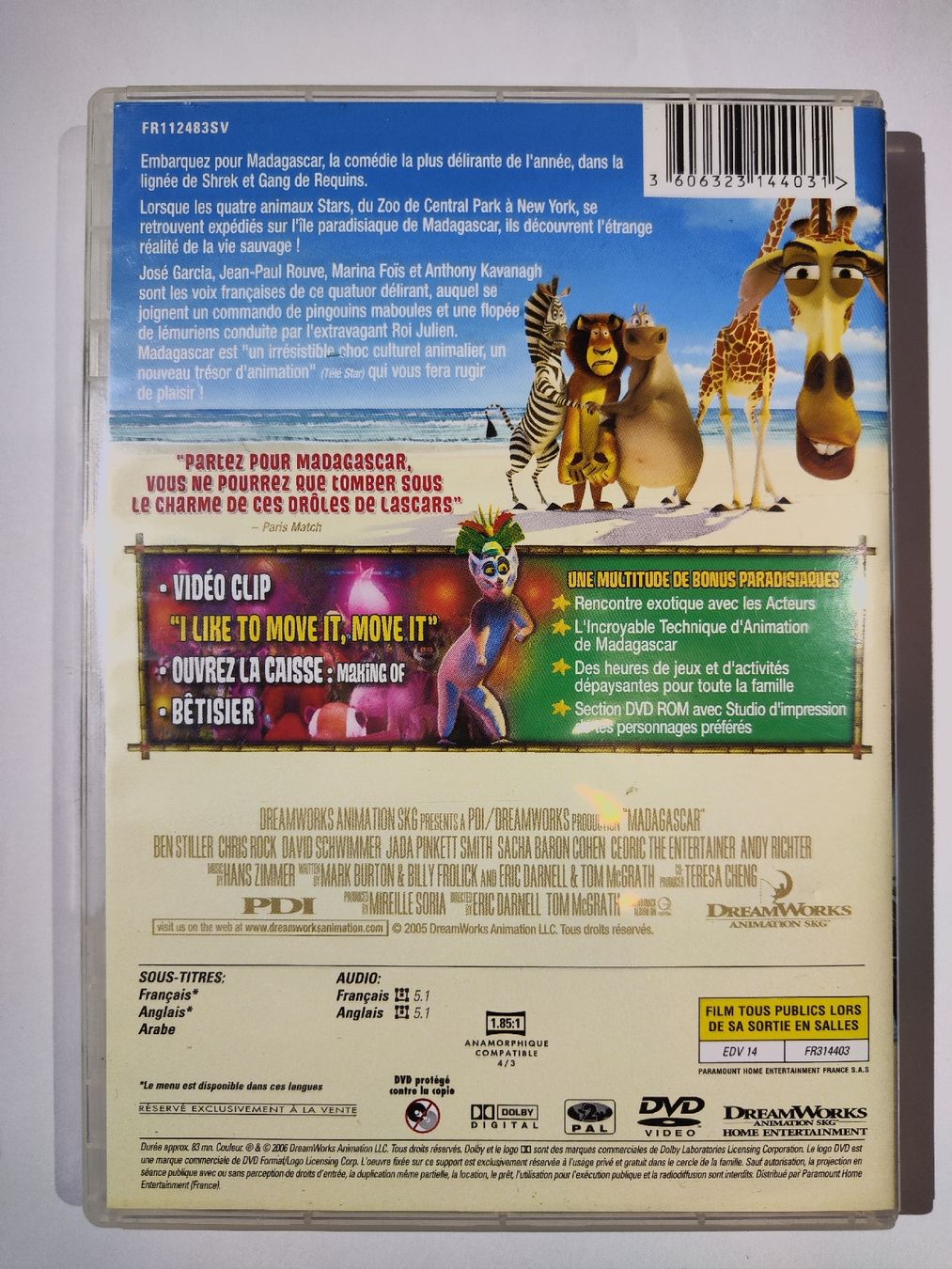 Alle DVDs: DVD - Madagascar – Gebraucht aus Commugny von Teksen 1