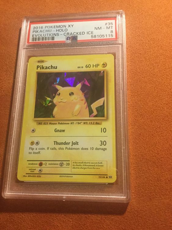 Pikachu Holo Cracked Ice Xy Evolutions Psa Kaufen Auf Ricardo