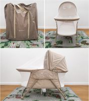 Kinderkraft 3-in-1 Beistellbett & Reisebett mit Wippfunktion