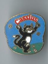 Placchette & Badge: Cassius Katze Pin – Usato da Zürich venduto da t24_de
