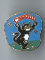 Cassius Katze Pin