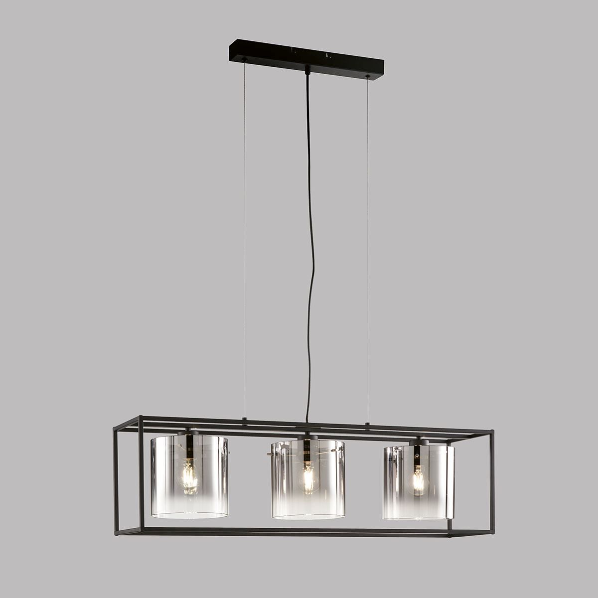 Kronleuchter & Deckenlampen: Pendelleuchte, Schwarz, 90 cm x 23 cm – Neu (gemäss Beschreibung) aus Kreuzlingen von Smart-Light