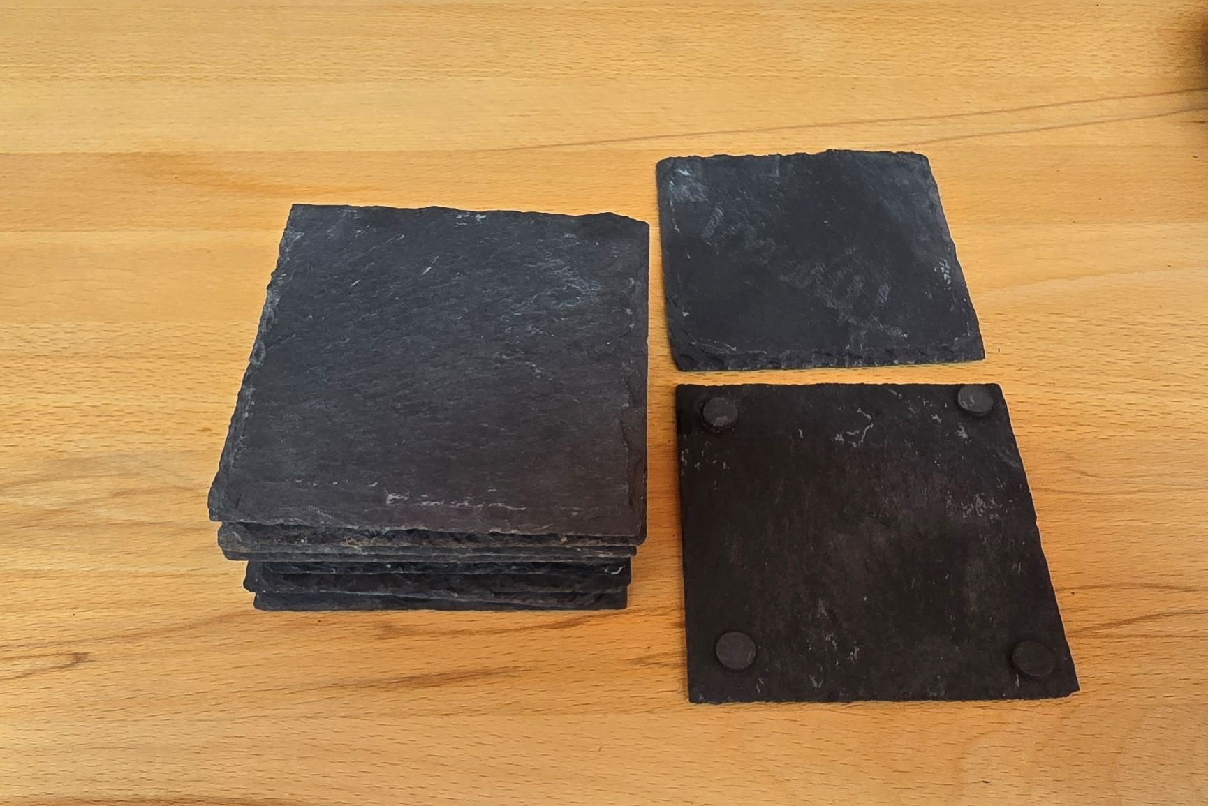 Untersetzer: Schieferplatten - Untersetzer und Herz – Gebraucht aus Winznau von banditgsf