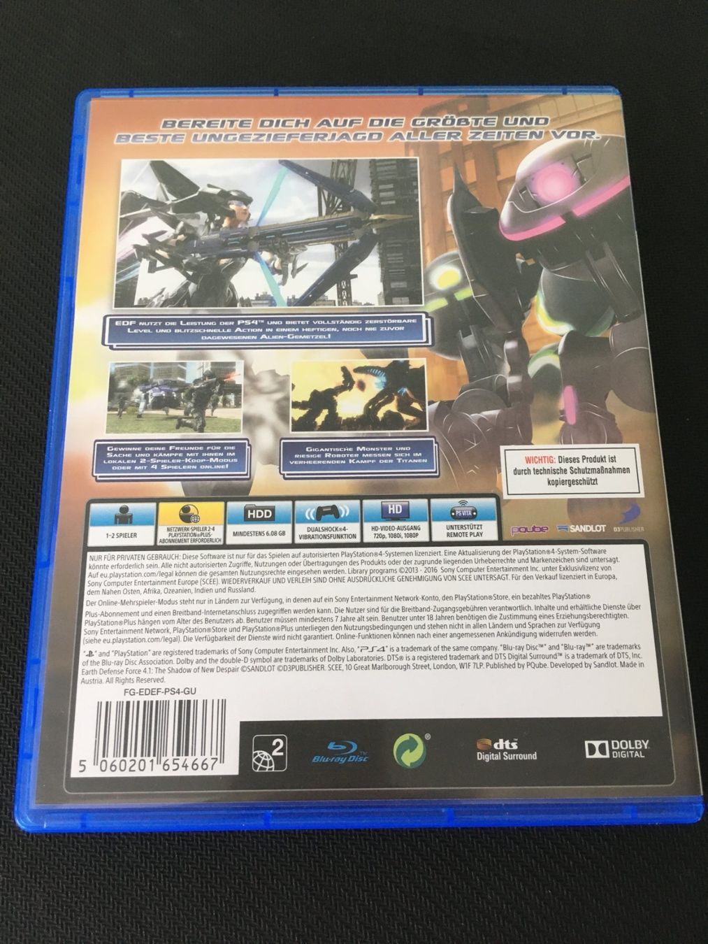 Sony Spiele: Earth Defense Force 4.1 für PS4 – Gebraucht aus St.Gallen von sjosjo 1