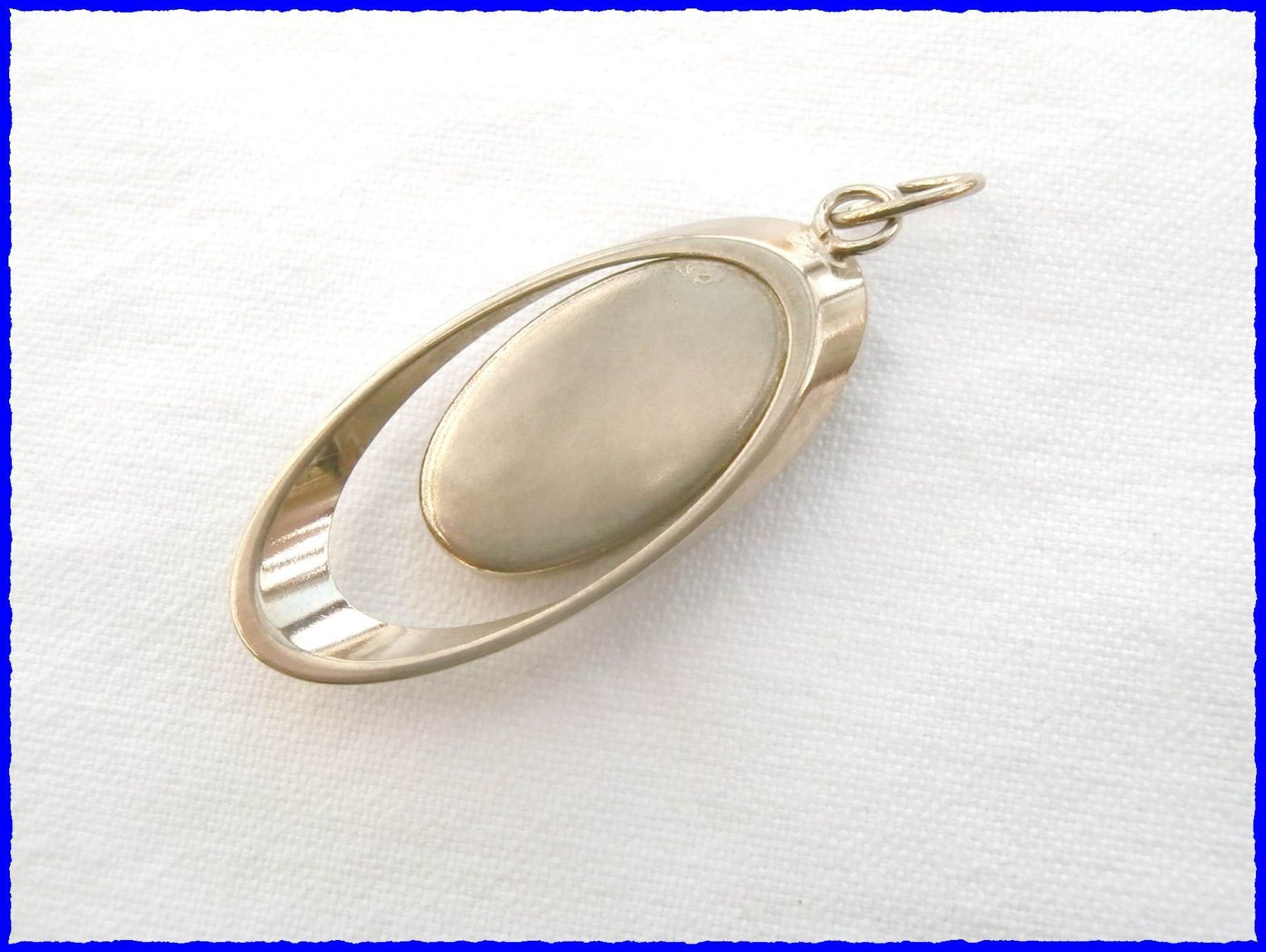 Anhänger: Anhänger mit ACHAT - versilbert – Neu (gemäss Beschreibung) aus Worblaufen von Re_mo81 5