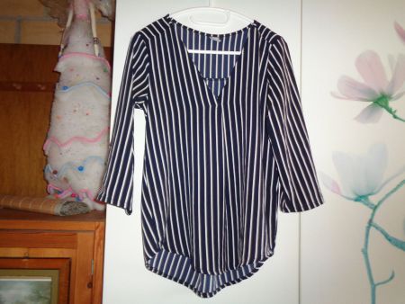 *** gestreifte Bluse / Oberteil *** / zebra ab 1.00