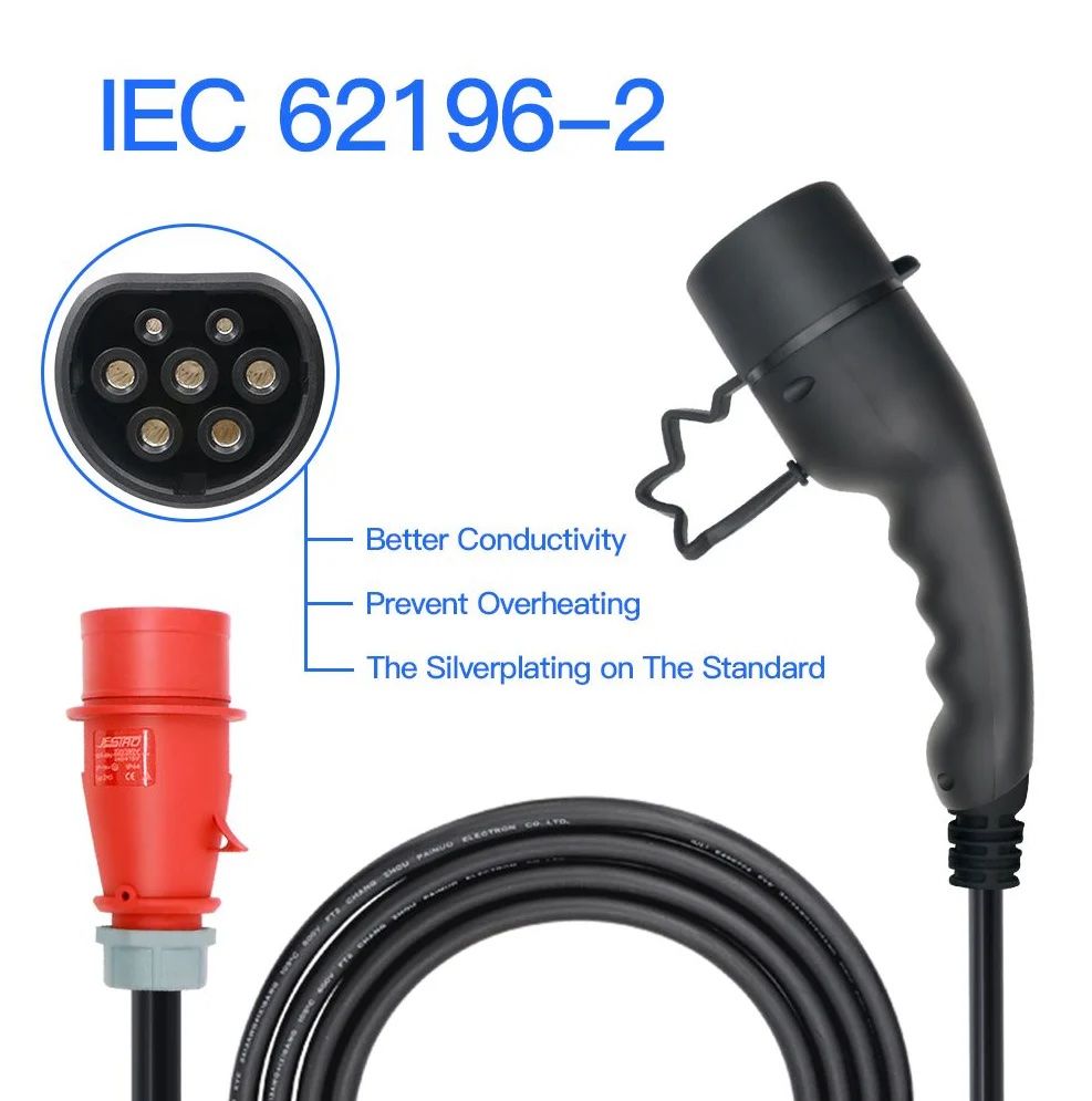 Batterie-Ladegeräte: 11KW EV Ladestation, 16A 3 Phase Typ 2 Mobile Ladegerät – Neu und originalverpackt aus Aathal-Seegräben von ECOPLUG 9